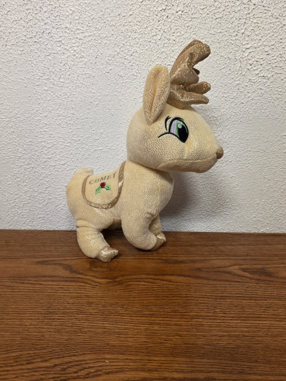 Plush Comet the Reindeer 10" Stuffed Animal Santa's Classic Reindeer Collection